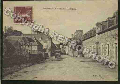 Ville de PONTRIEUX Carte postale ancienne